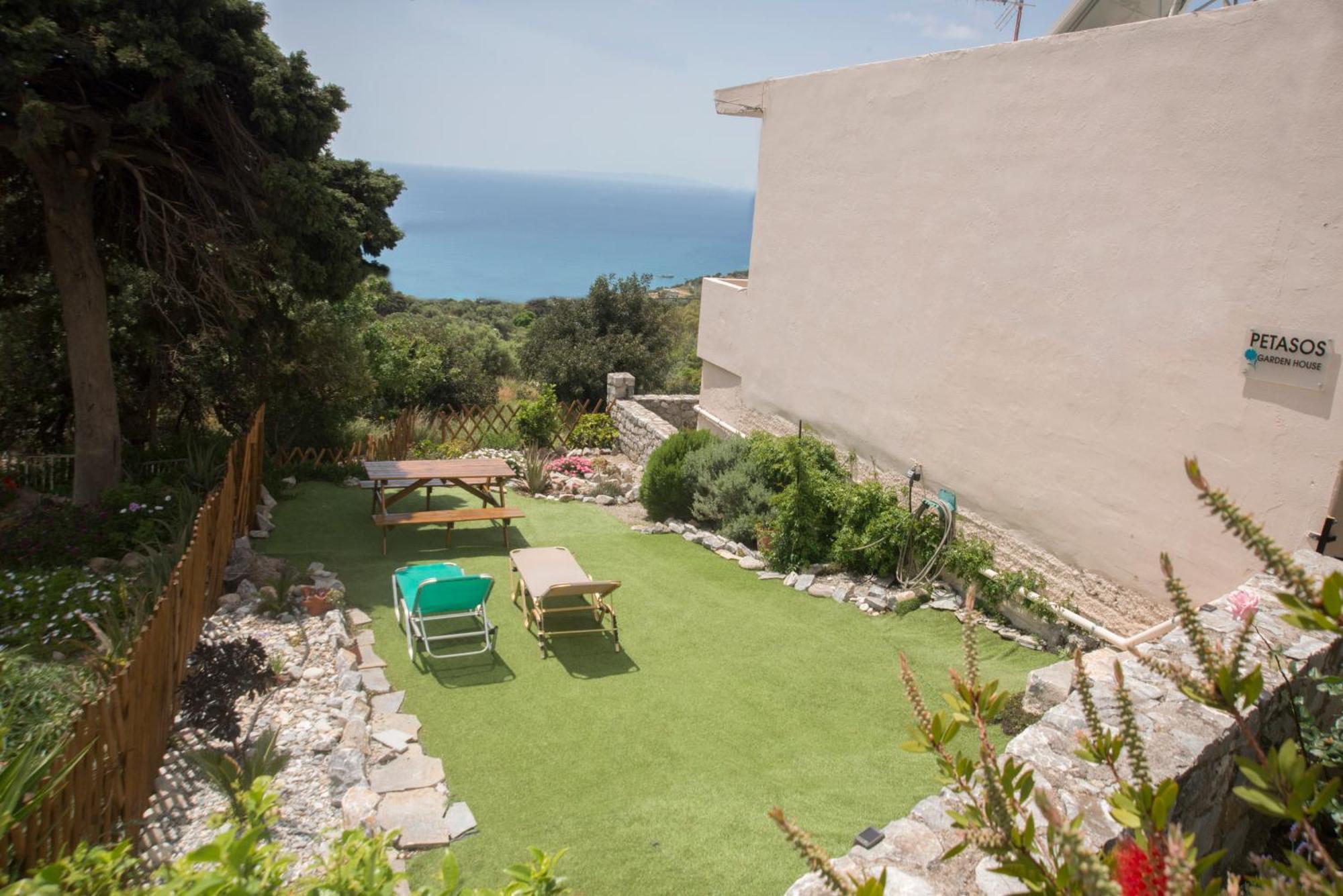 Villa Petasos House - Garden - Sea View Sellía Exterior foto