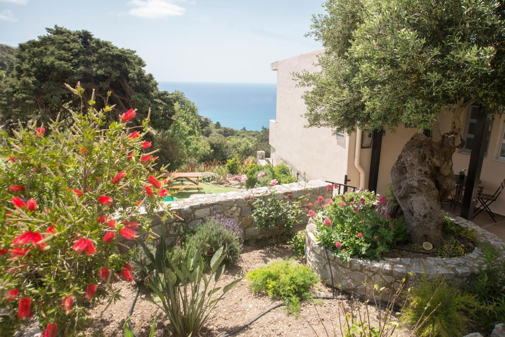 Villa Petasos House - Garden - Sea View Sellía Exterior foto