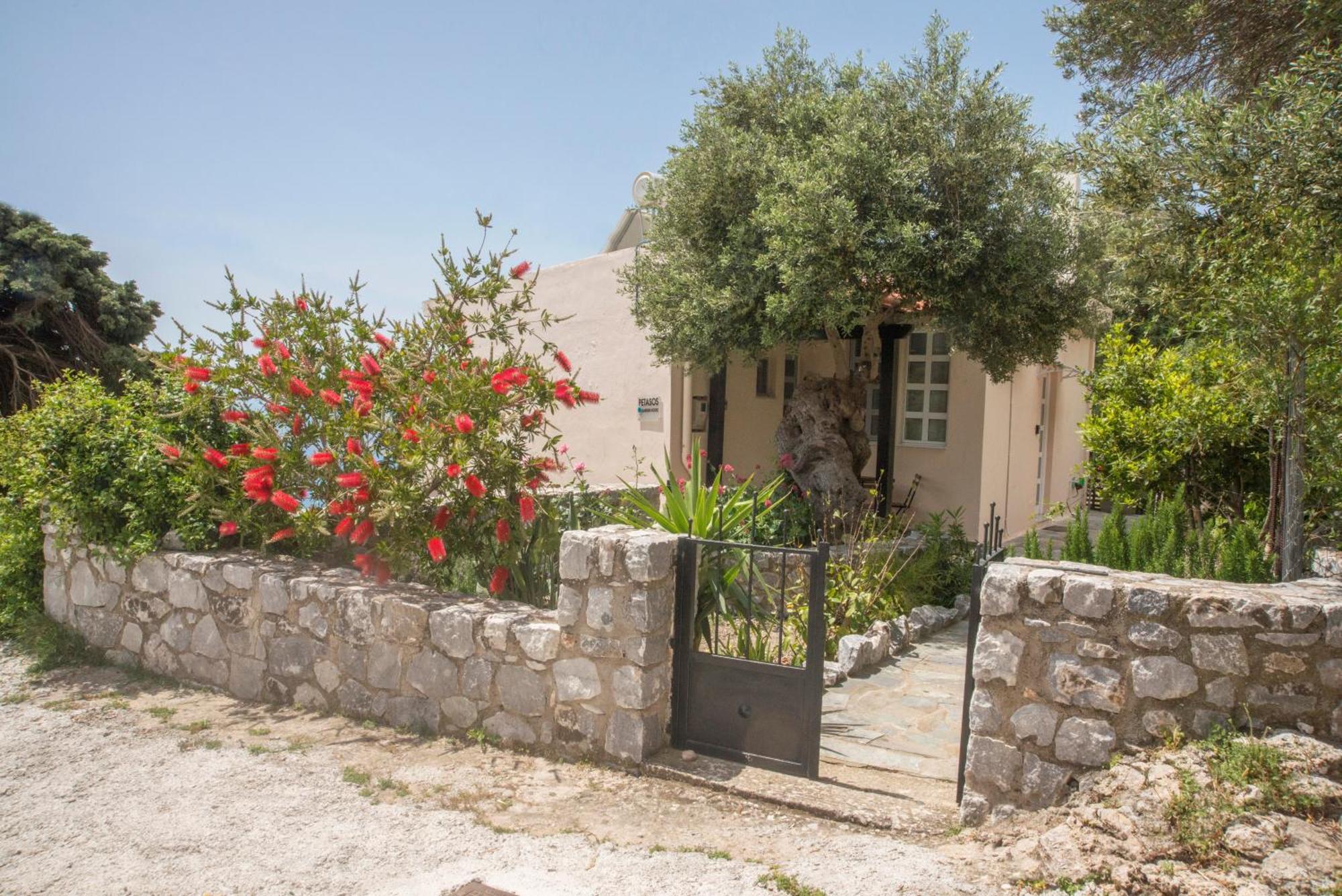 Villa Petasos House - Garden - Sea View Sellía Exterior foto